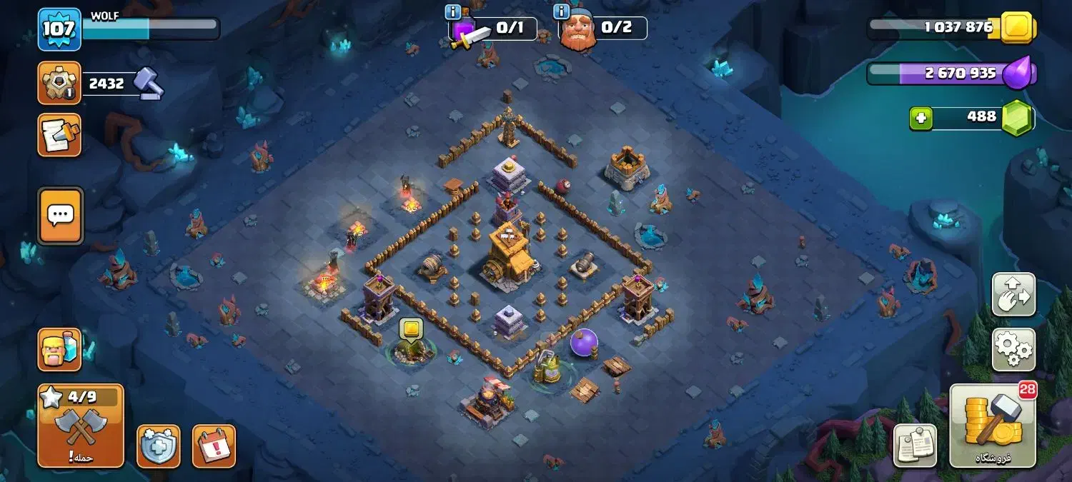 اکانت کلش اف کلنز|کنسول، بازی ویدئویی و آنلاین|بجنورد, |دیوار