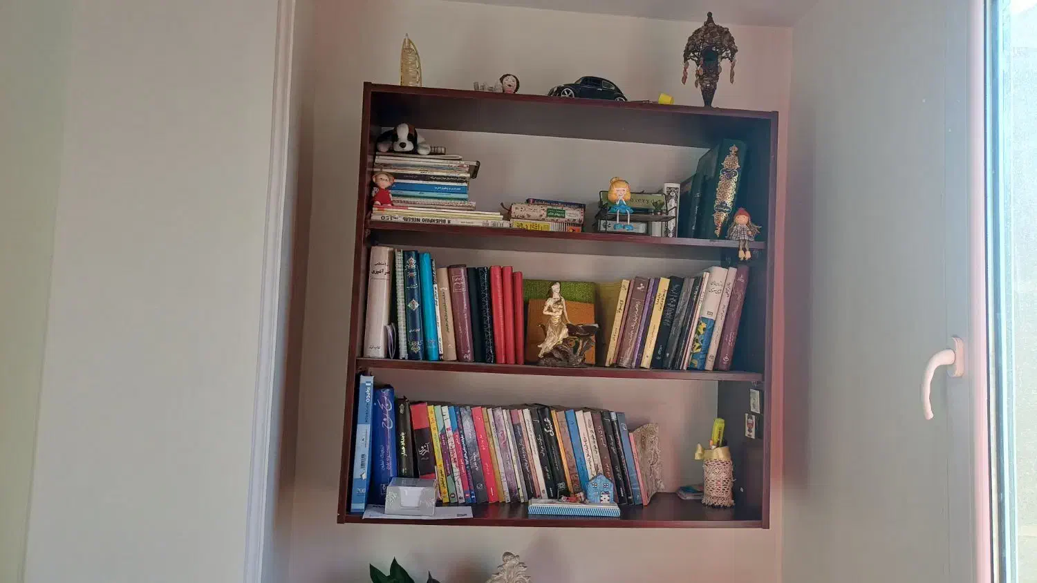 کتابخانه دیواری|کتابخانه، شلف، قفسههای دیواری|پردیس, فاز ۴|دیوار