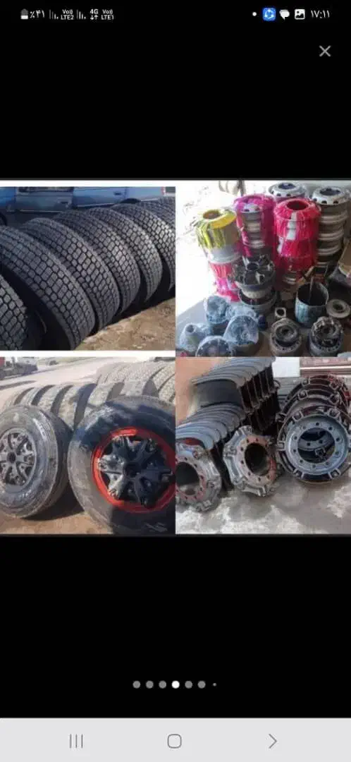 رینگ.پره.لاستیک.سه تیکه.۲۴و تیوبلس|قطعات یدکی و لوازم جانبی|اهواز, زرگان|دیوار