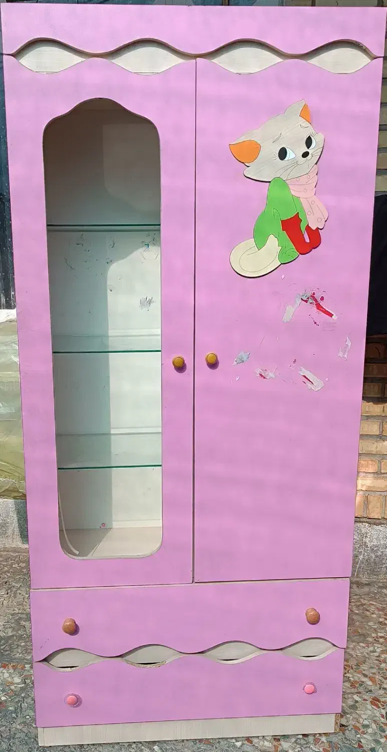 کمد کودک|جاکفشی، کمد، دراور|اندیمشک, |دیوار