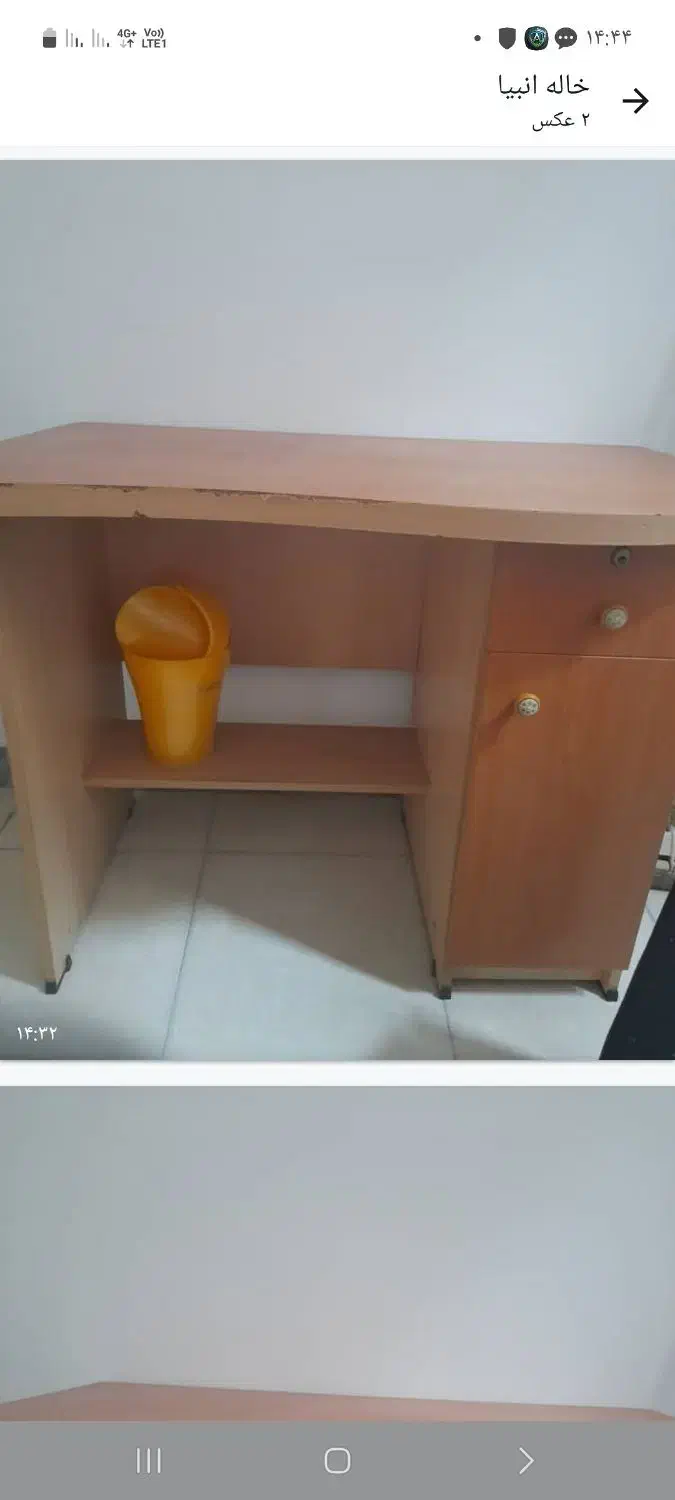 میز کامپیوتر چوبی|میز تحریر و کامپیوتر|ساری, |دیوار