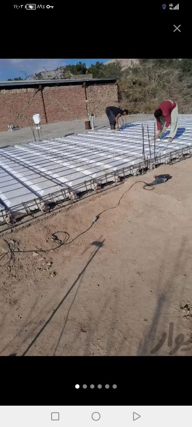 اوستا بناآرماتوربندی اجرای سقف ستون فنداسیون شناژی|خدمات پیشه و مهارت|کرمان, |دیوار