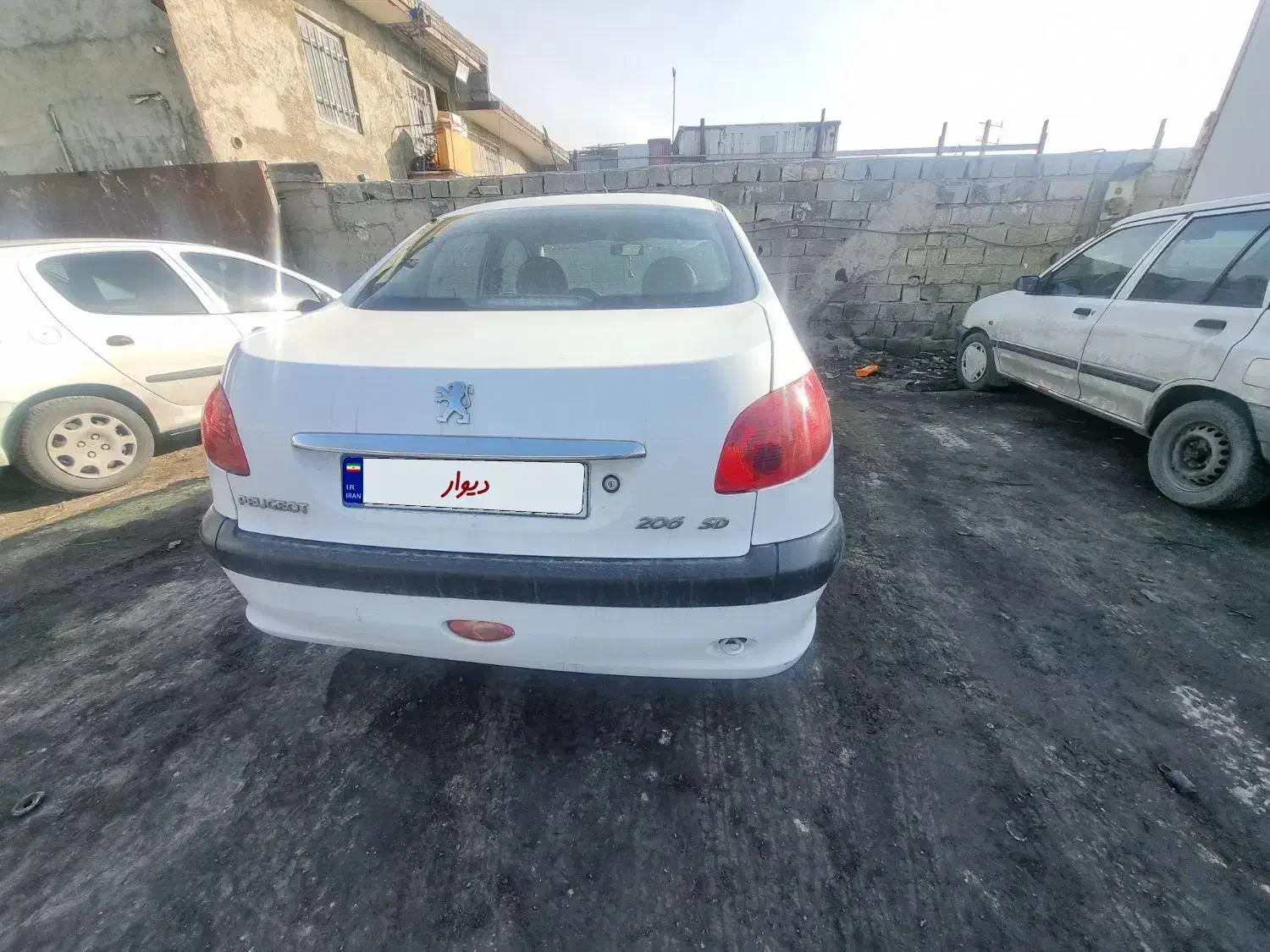 sd 206|خودرو سواری و وانت|قدس, هفت جوی|دیوار