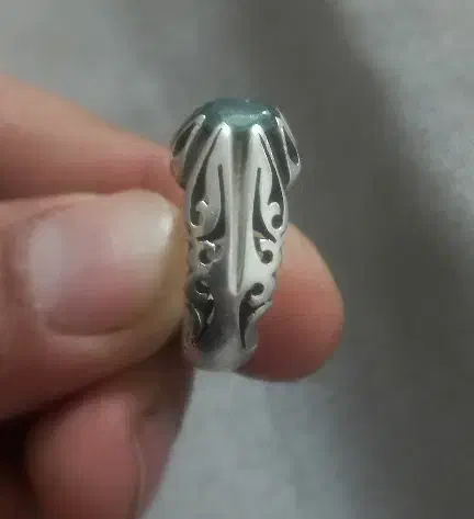 انگشتر نقره (زمرد زامبیا)|جواهرات|سنندج, |دیوار