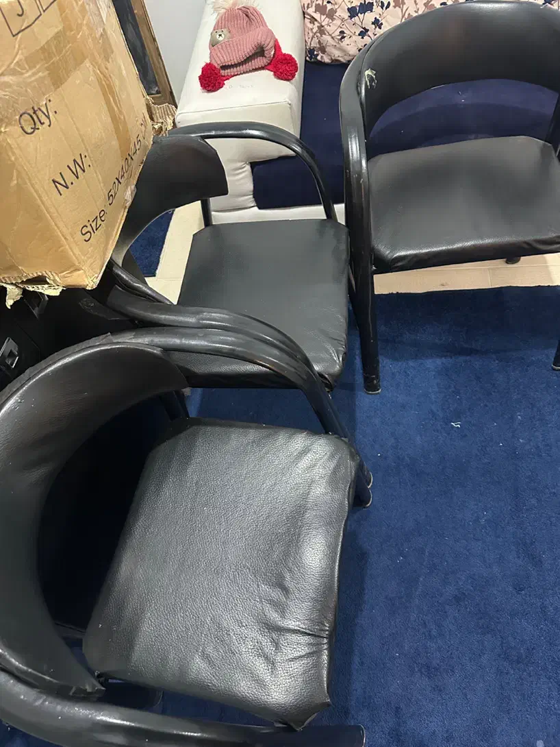 سه عدد صندلی اداری در حد بازدید افرا|مبلمان اداری|ماهدشت, |دیوار