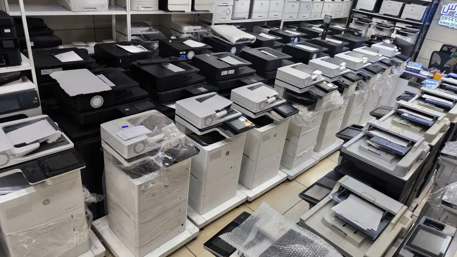فروش انواع پرینترهای رنگی وسیاه وسفید hp باگارانتی|پرینتر، اسکنر، کپی، فکس|تبریز, |دیوار