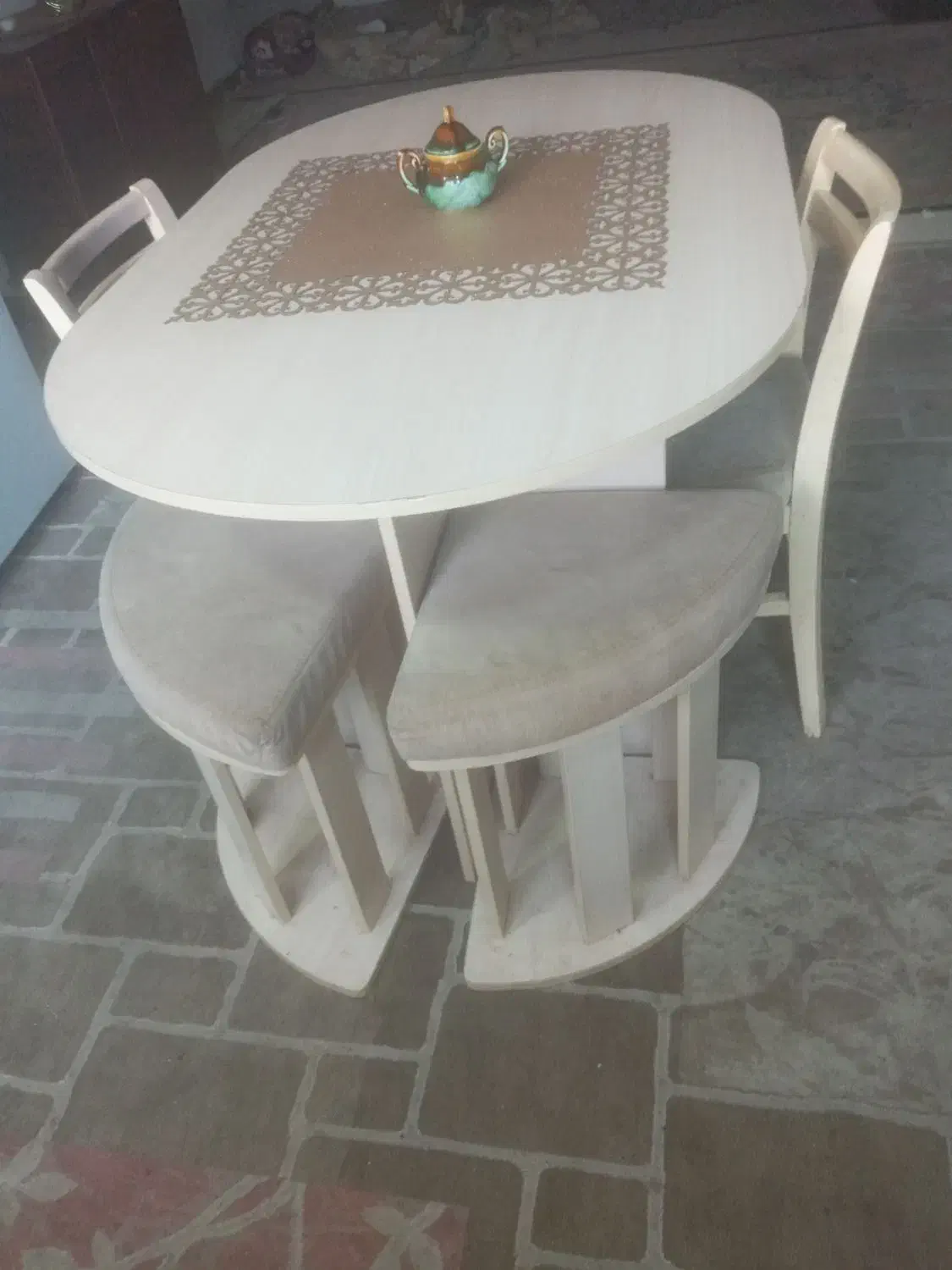 ناهار خوری ۶ نفره|میز و صندلی غذاخوری|ری, جوانمرد قصاب|دیوار