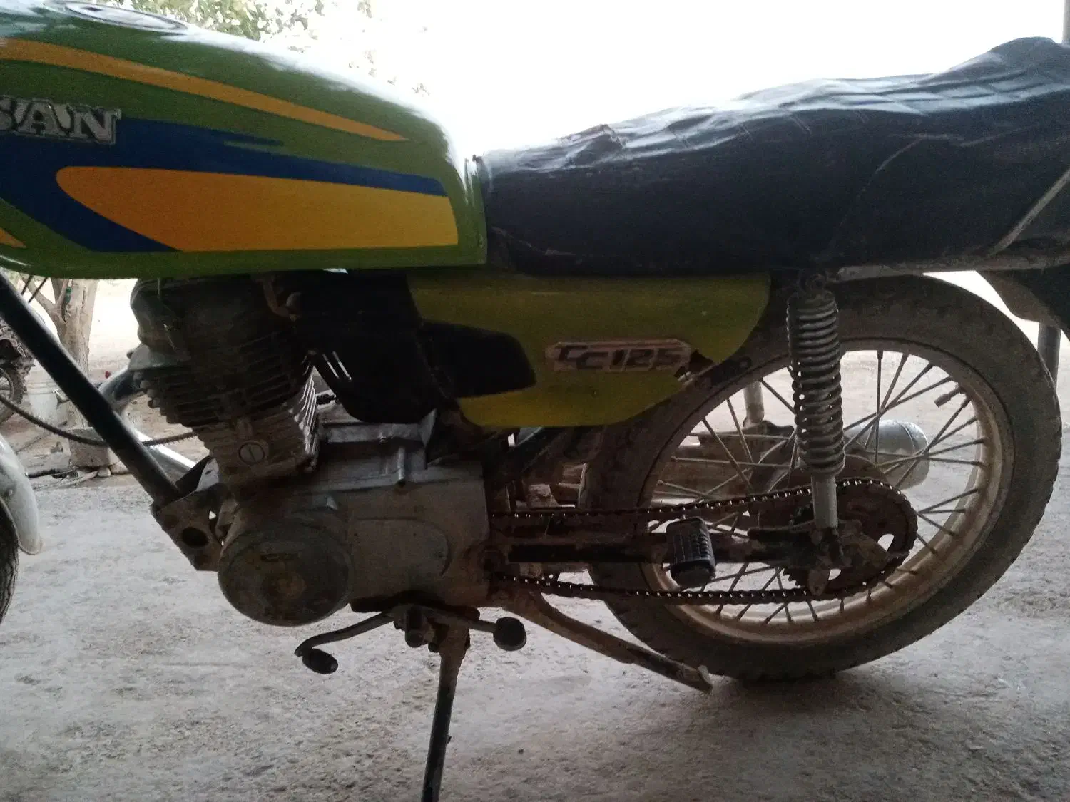 موتور هندا125مزایده ای|موتورسیکلت|ارزوئیه, |دیوار