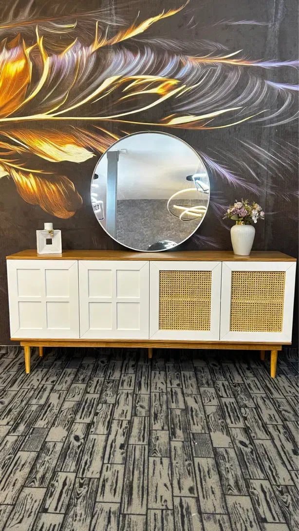 آیینه کنسول از دم قسط|بوفه، ویترین، کنسول|مشکیندشت, |دیوار