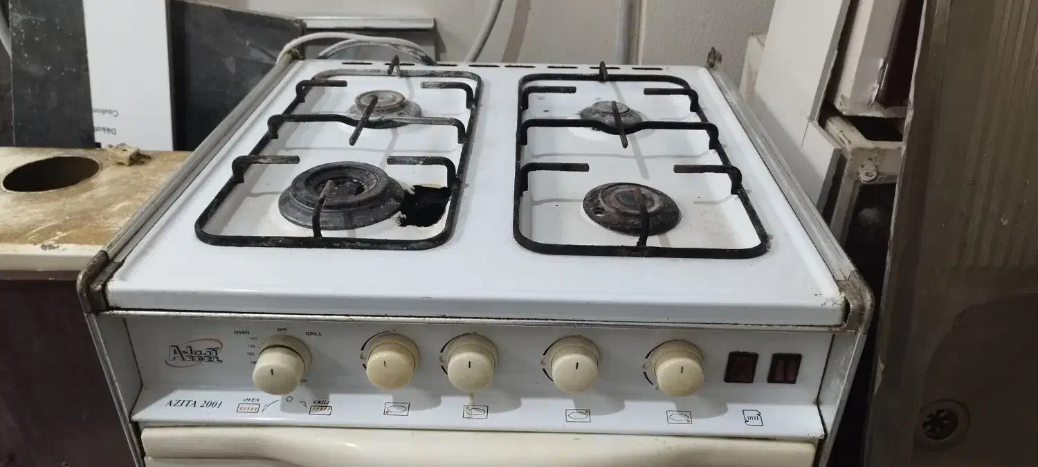 گاز و فر ۴شعله آردل|اجاق گاز و لوازم برقی پختوپز|رشت, منظریه|دیوار