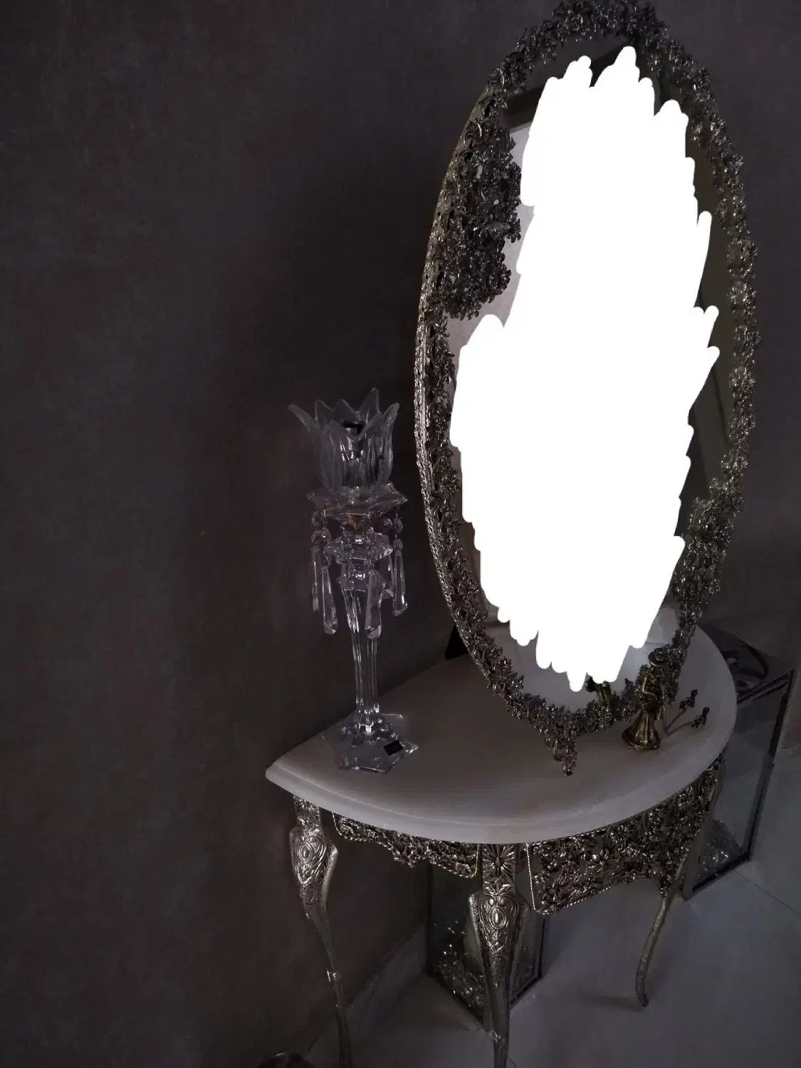 آینه شمعدان نقره (وارداتی)|آینه|سبزوار, پاسداران|دیوار