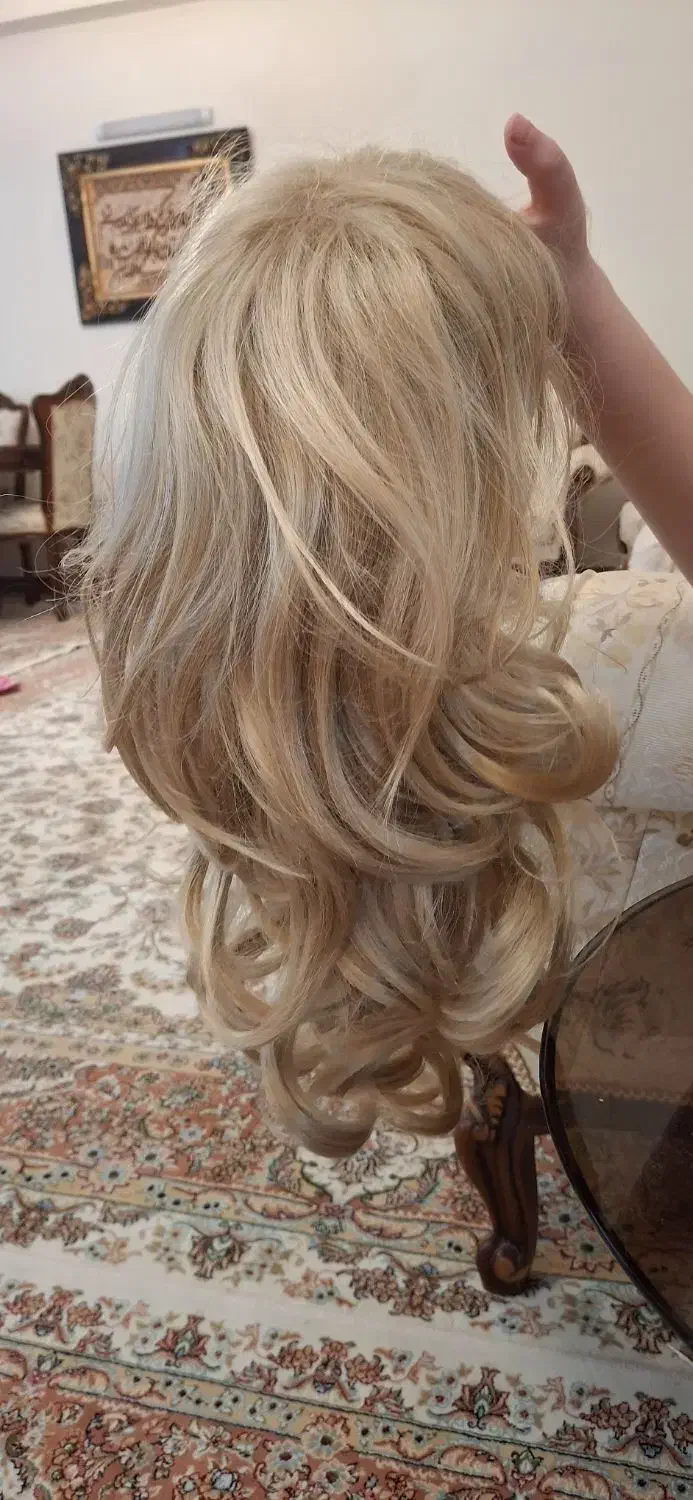 کلاه گیس رنگ بلوند|آرایشی، بهداشتی، درمانی|سنندج, |دیوار