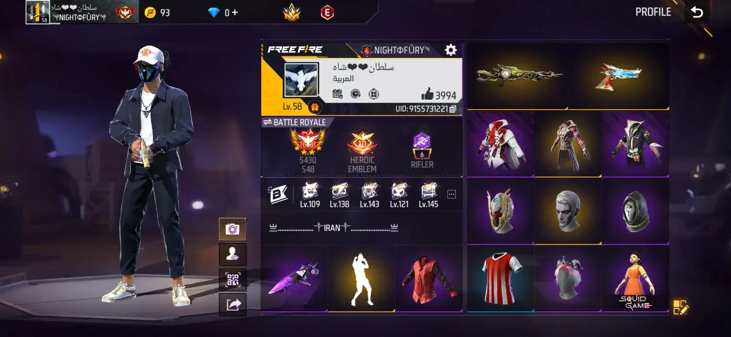 اکانت فری فایر طاق یا فروش|کنسول، بازی ویدئویی و آنلاین|بندرعباس, |دیوار