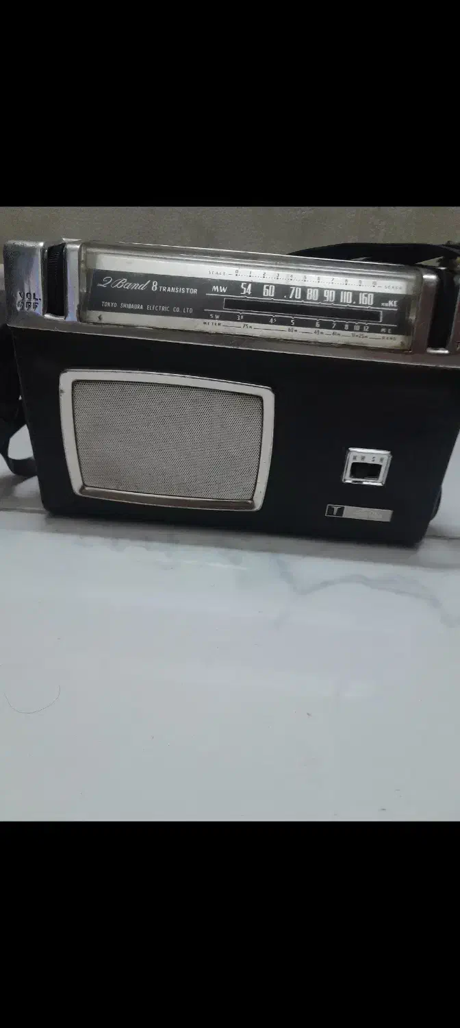 رادیو قدیمی ژاپنی|کلکسیون اشیاء عتیقه|اندیشه, اندیشه فاز ۴|دیوار