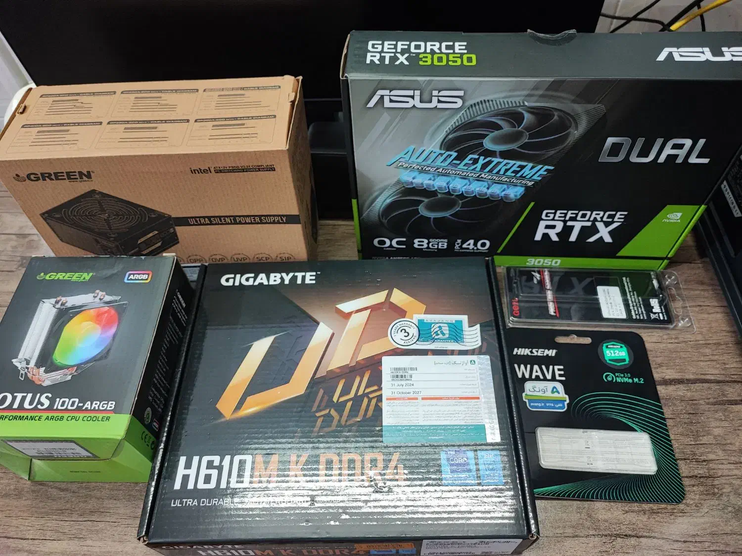 سیستم کیس کامپیوتر گیمینگ و رندرینگ|رایانه رومیزی|شیراز, شهرک فرهنگیان|دیوار