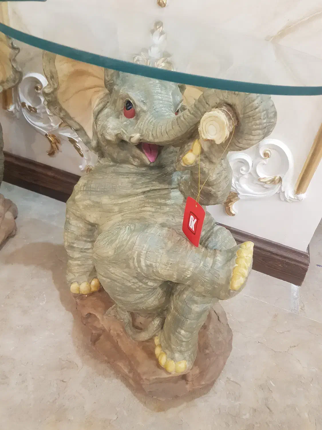 میز فیل گلد کیش پلی رزین|مبلمان خانگی و میز عسلی|تهران, بهداشت|دیوار