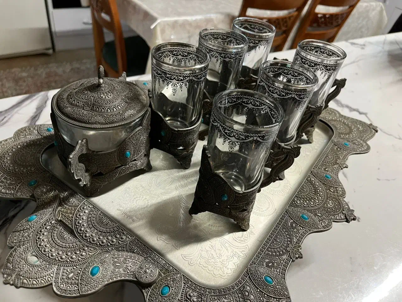 سرویس چای خوری سیلور ۲ سری|ظروف سرو و پذیرایی|تهران, امیریه|دیوار