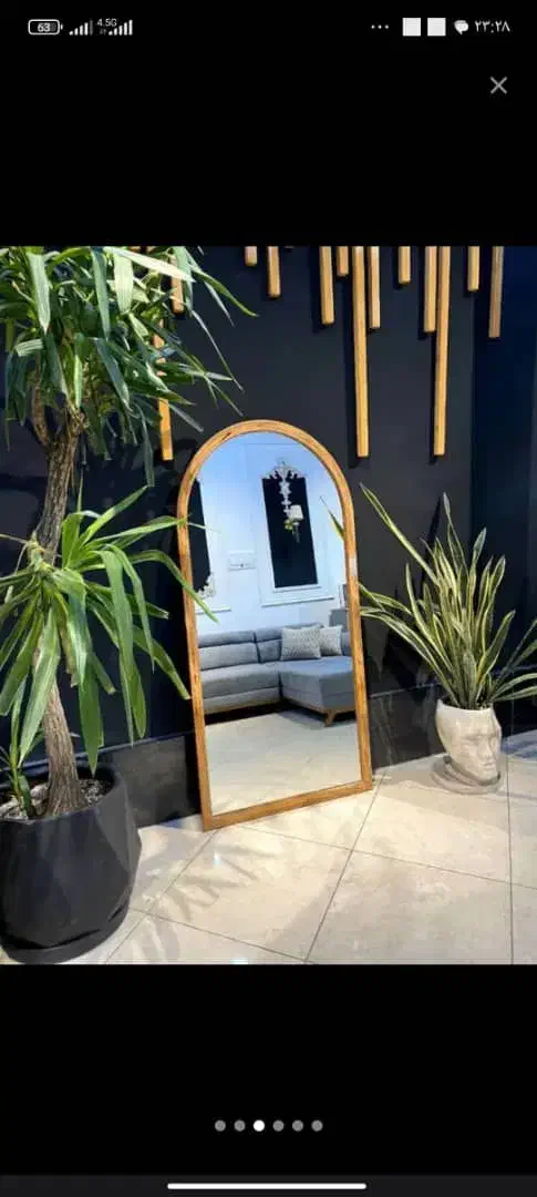 آینه قدی ام دی اف مدل گنبدی ساده سایز ۱۸۰ در ۸۰|آینه|بروجرد, |دیوار