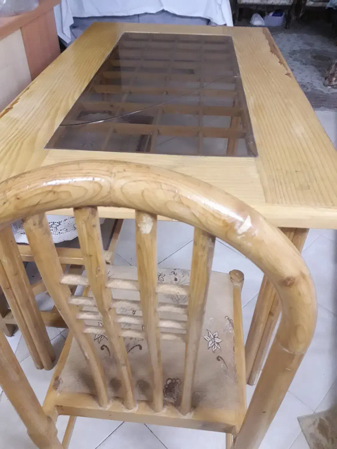 فروش میزغذا خوری ۶نفره|میز و صندلی غذاخوری|گلپایگان, |دیوار