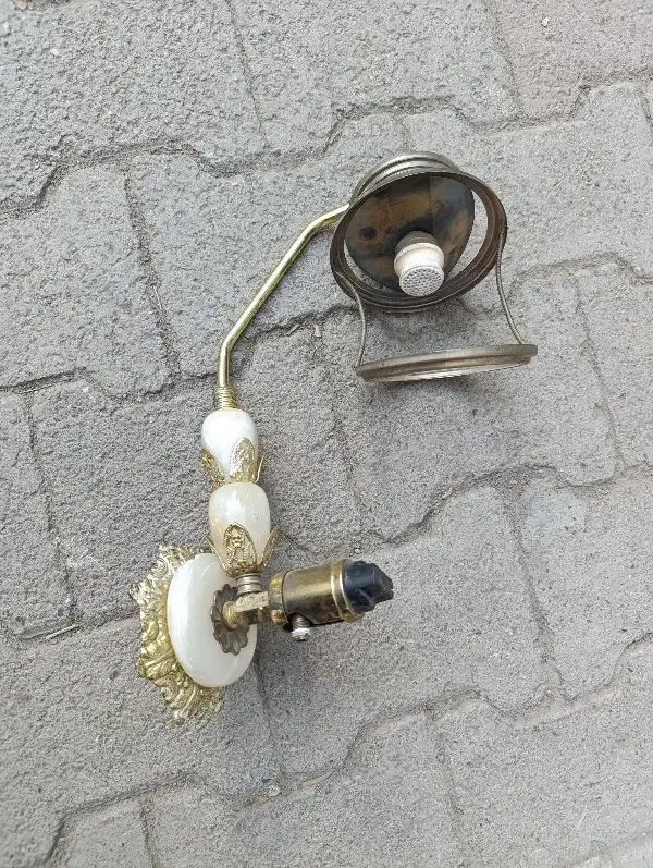 روشنایی گازی قدیمی برنجی|لوستر و چراغ آویز|مشهد, نوید|دیوار