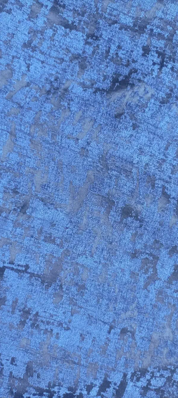 پرده بزرگ مخمل پتینه سورمه ای|پرده، رانر، رومیزی|فلاورجان, |دیوار