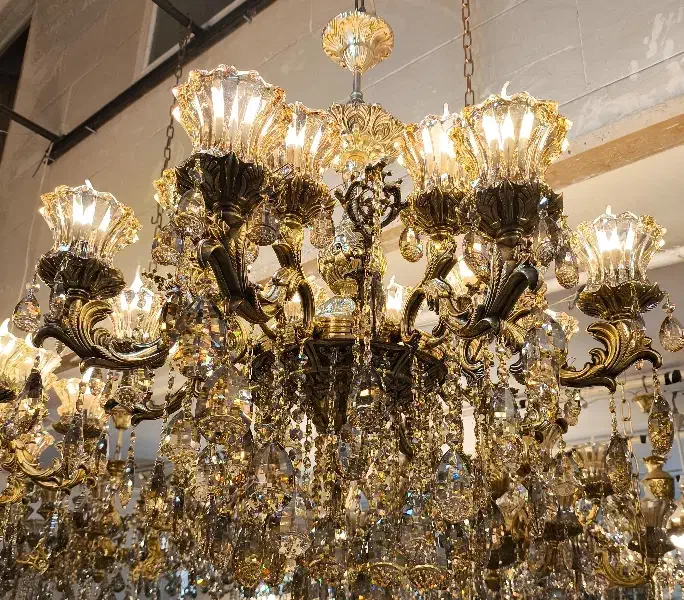 لوستر برنز. مدل یاس ۵۷۶|لوستر و چراغ آویز|قم, خداکرم|دیوار