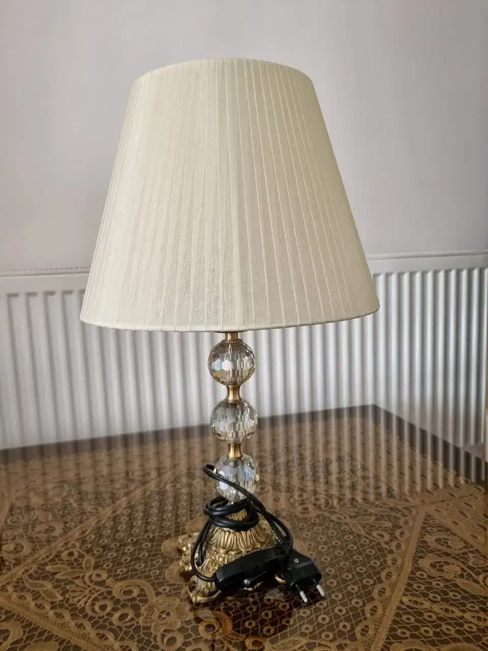 آواژور رومیزی برنزی|چراغ خواب و آباژور|الوند, |دیوار