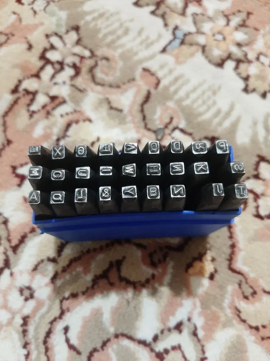 مجموعه ۲۷ عددی سنبه حروف انگلیسی|ابزارآلات|هشتگرد, شهرک بعثت|دیوار