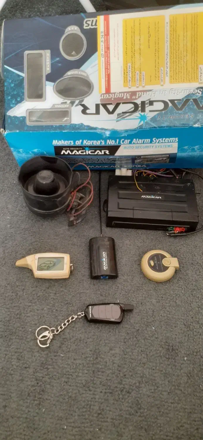 دزدگیر مجیکار اصل کره با تمام لوازم|قطعات یدکی و لوازم جانبی|میاندوآب, |دیوار