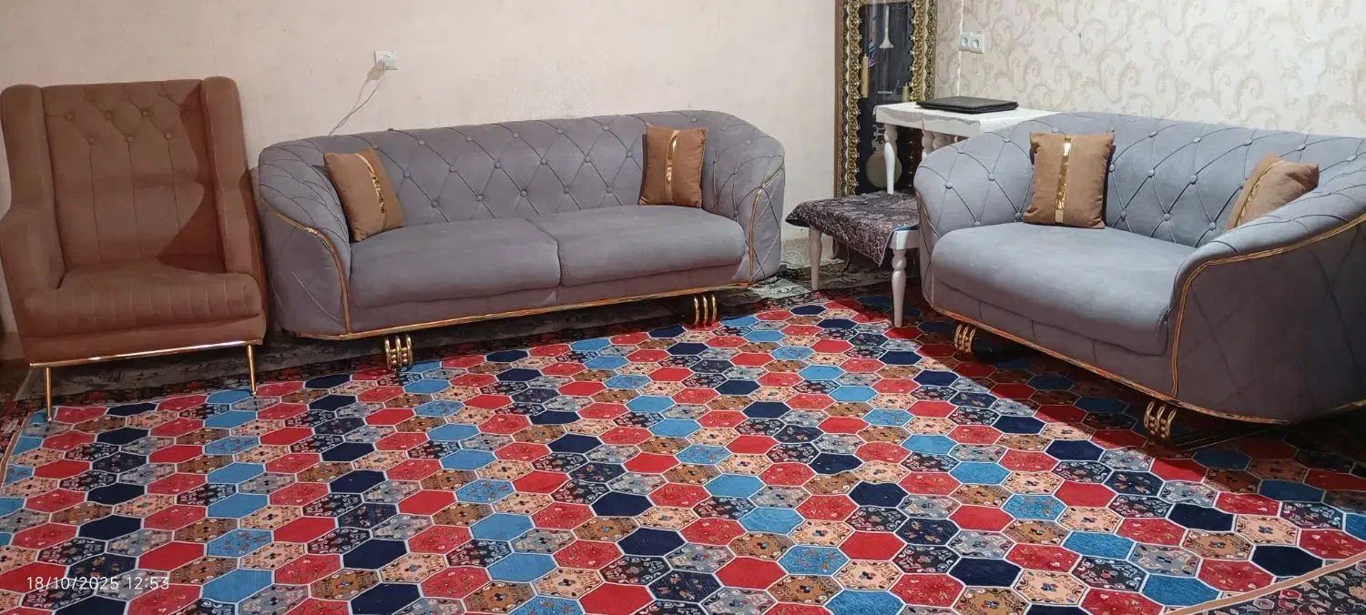 مبلمان 9نفره|مبلمان خانگی و میز عسلی|ایلام, |دیوار