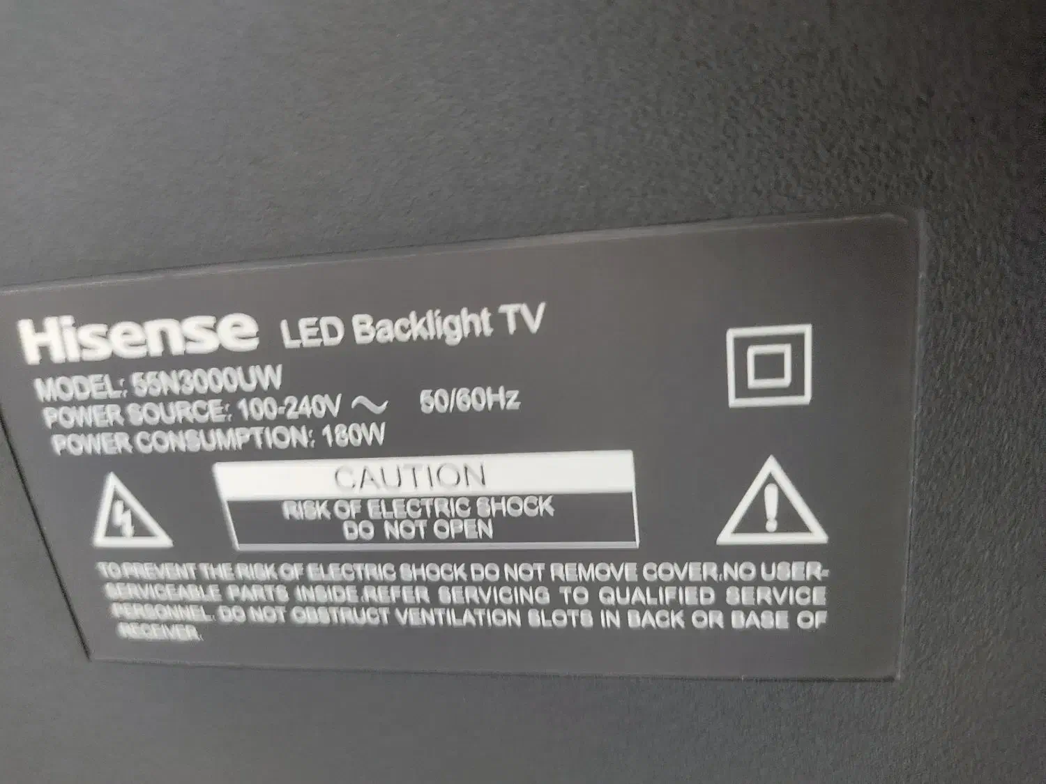 تلویزیون هایسنس 55 در حد|تلویزیون و پروژکتور|قرچک, مهدیه|دیوار