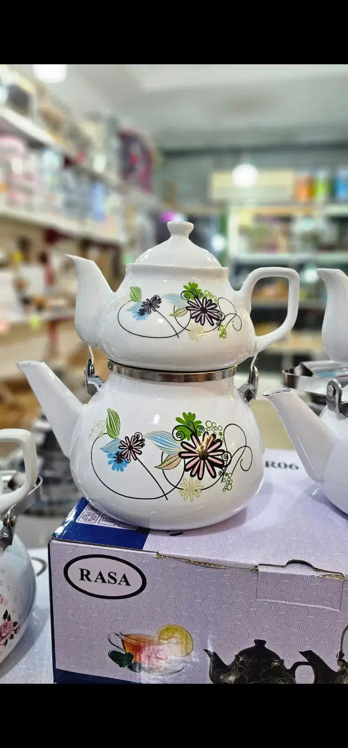 کتری قوری لعابی|قوری، کتری، قهوه‌ساز دستی|گرگان, |دیوار