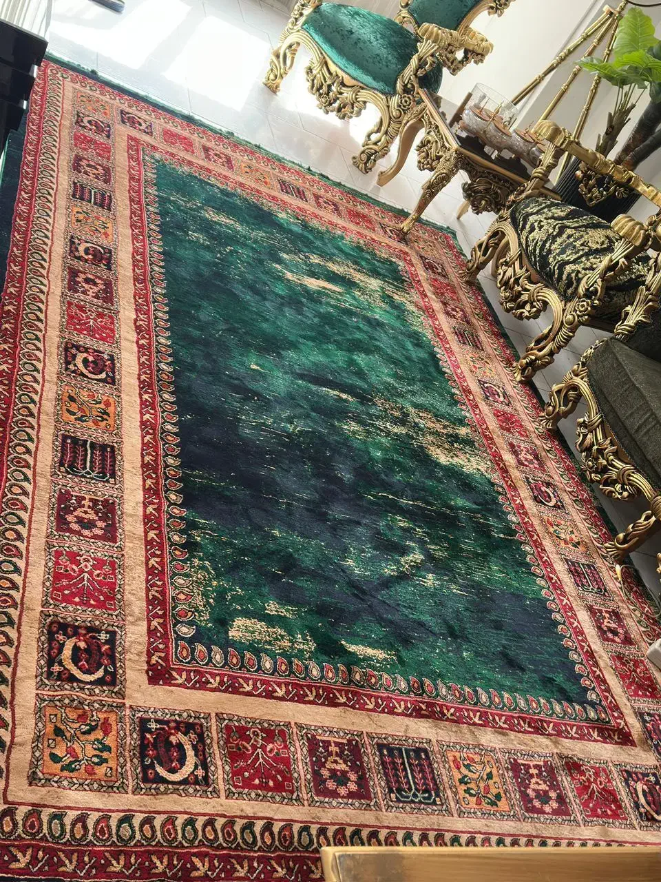 فرش ۶ متری ۷۰۰ شانه کاشان تازه خریدم|فرش|تهران, ستارخان|دیوار