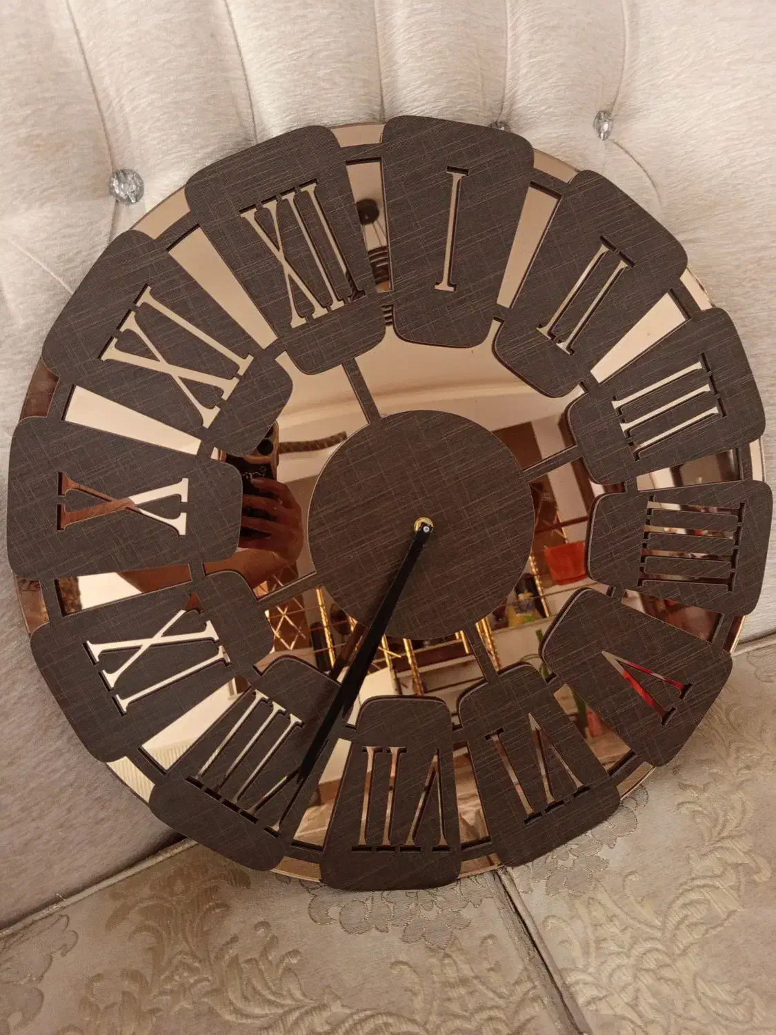 ساعت آیینه ای|ساعت دیواری و تزئینی|رفسنجان, |دیوار