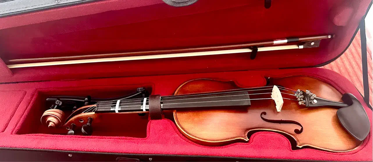 فروش ویالن وین باخ مدل ۱۰۲ در حد نو با تمامی وسایل|ویولن|یزد, |دیوار