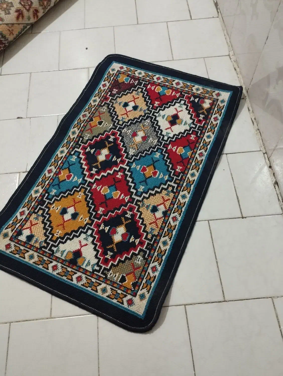 گلیم فرش ۴ متری و پادری|گلیم، جاجیم، گبه|بومهن, |دیوار