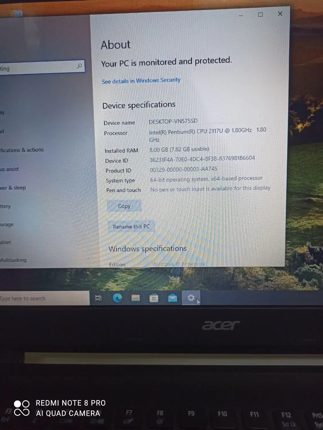 لبتاپ نیمه گیمینگ Acer|رایانه همراه|بیرجند, |دیوار