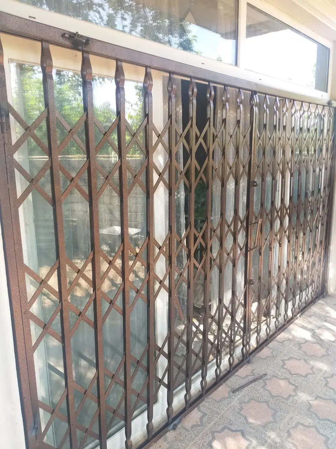 حفاظ اکاردونی درب ریلی کرکره ای محافظ درب|مصالح و تجهیزات ساختمان|دزفول, |دیوار