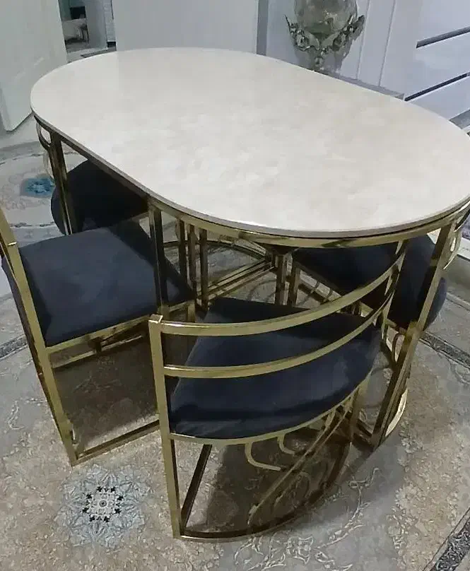 میز غذا خوری شش نفره|میز و صندلی غذاخوری|ماکو, |دیوار