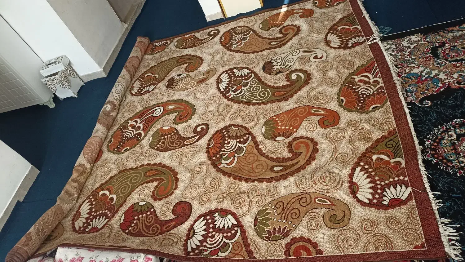 دو عدد گلیم|گلیم، جاجیم، گبه|سرپل ذهاب, |دیوار