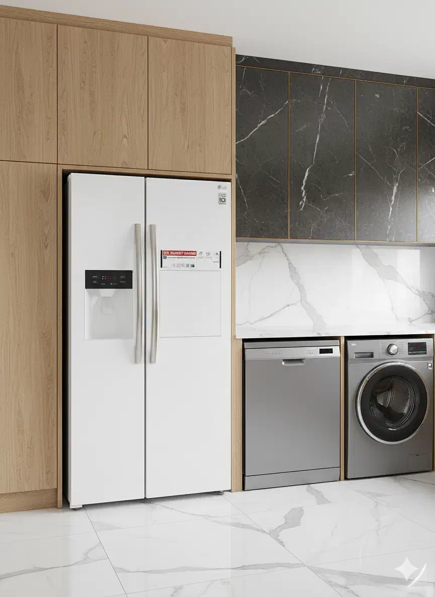 یخچال سایدالجی/32فوت/اصل کره/اقتصادی/گارانتی دار|یخچال و فریزر|همدان, |دیوار