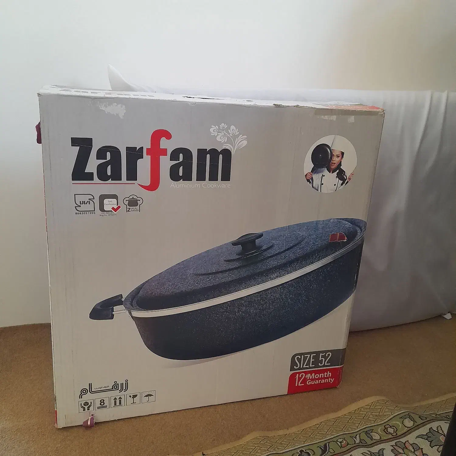 ماهیتابه زرفام .سایز ۵۲ نو|ظروف پخت‌وپز|کرمانشاه, |دیوار