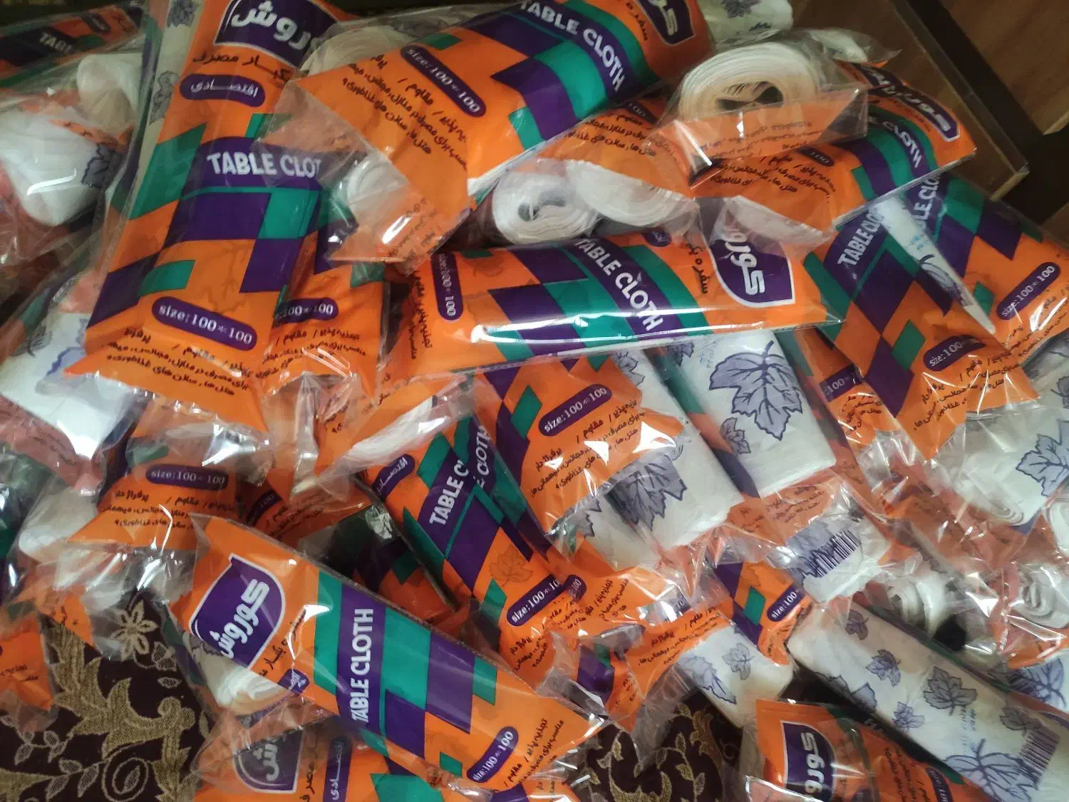 فروش سفره یکبار مصرف،پلاستیک زباله،پلاستیک فریزر|سفره، حوله، دستمال آشپزخانه|شیراز, دشت چنار|دیوار