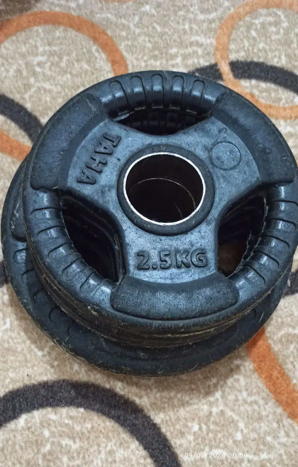 وزنه(صفحه) بدنسازی|تجهیزات ورزشی|سنندج, |دیوار