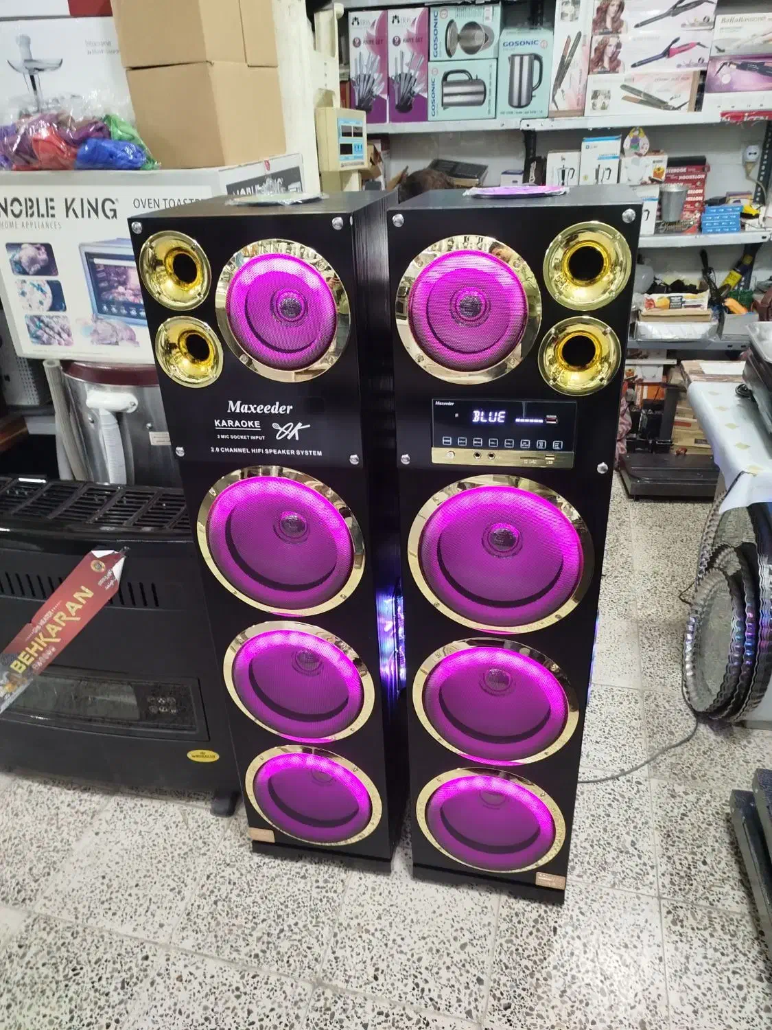 اسپیکر جفتی 6ساب مکسیدر پر قدرت با گارانتی|سیستم صوتی خانگی|شاهرود, |دیوار