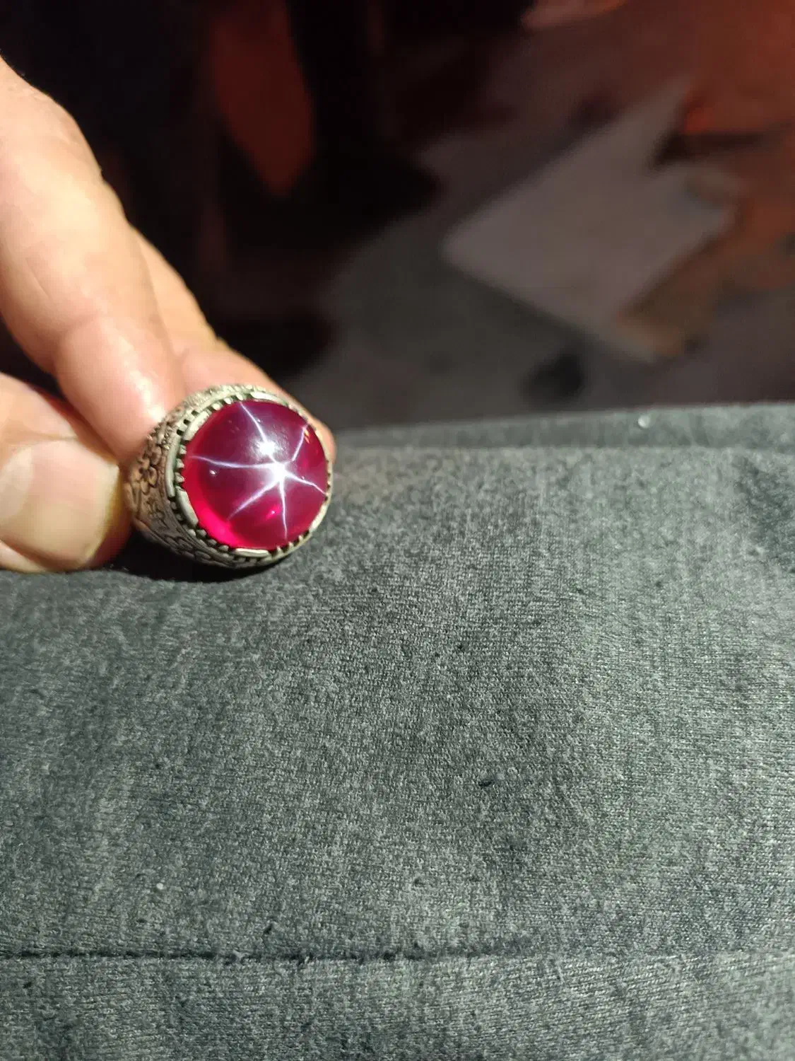 انگشتر یاقوت استار|جواهرات|تهران, شهرک شریعتی|دیوار