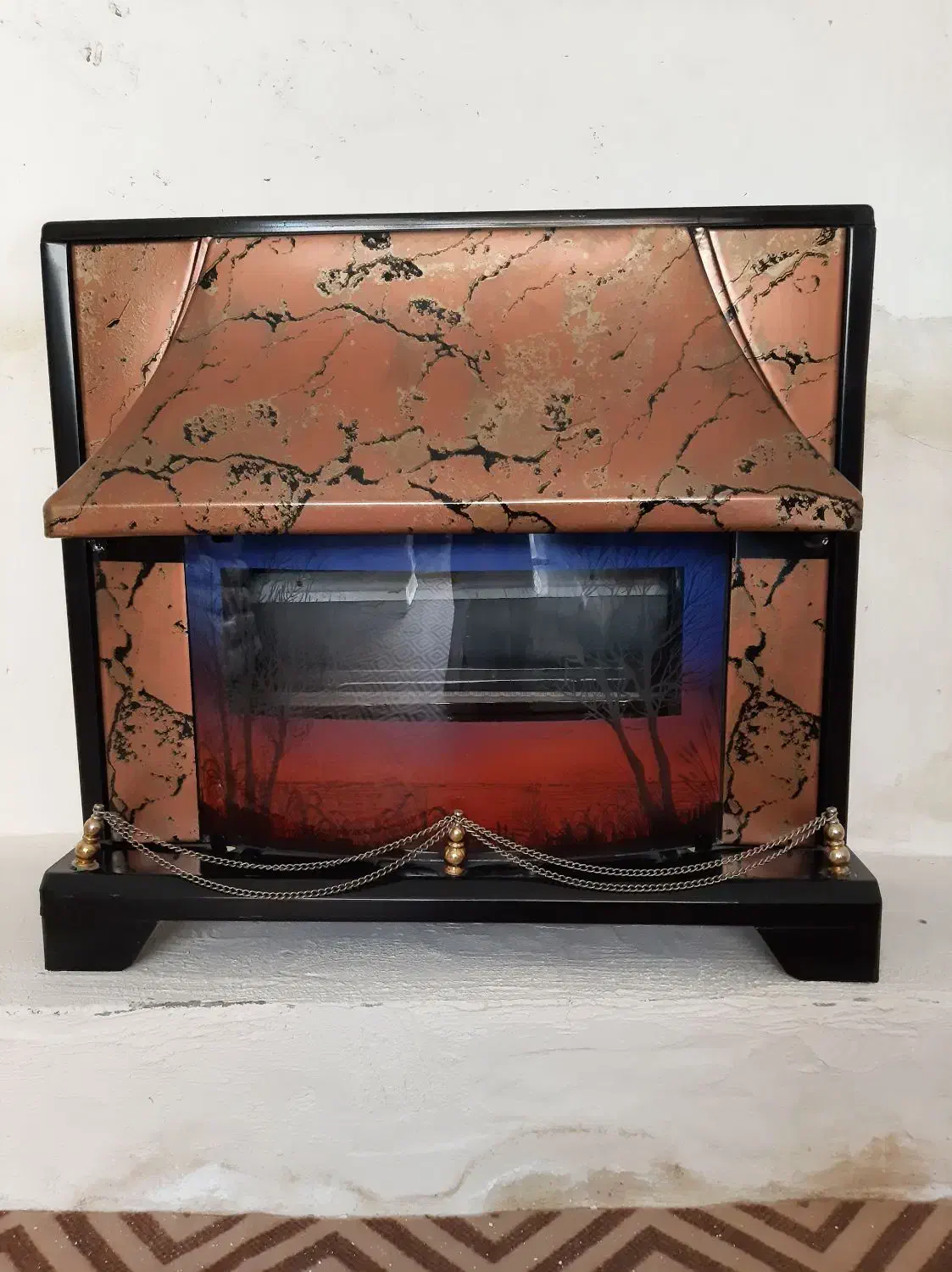 بخاری طرح شومینه|بخاری، هیتر، شومینه|شاهینشهر, گرگاب|دیوار