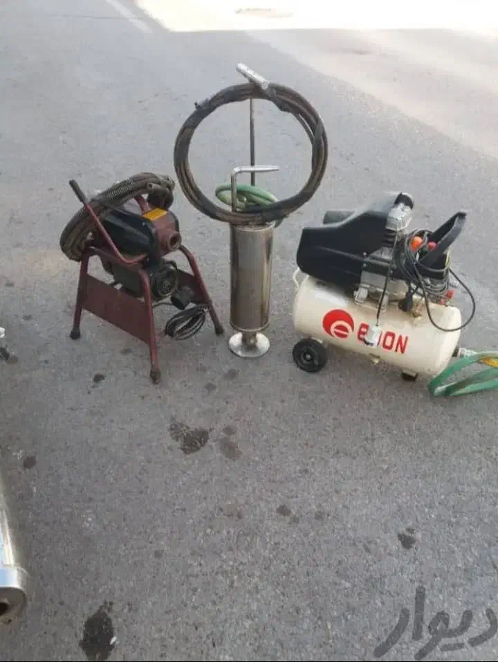 لوله بازکنی با فنر برقی با تعمیرات لوله فاضلاب|خدمات پیشه و مهارت|شیراز, آزادی|دیوار