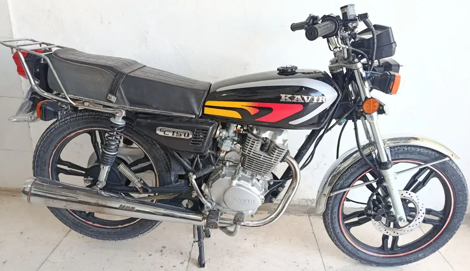 فروش موتورسیکلت۱۵۰ کویر مدل ۴۰۲ استارتی رینگ اسپرت|موتورسیکلت|چاه ورز, |دیوار