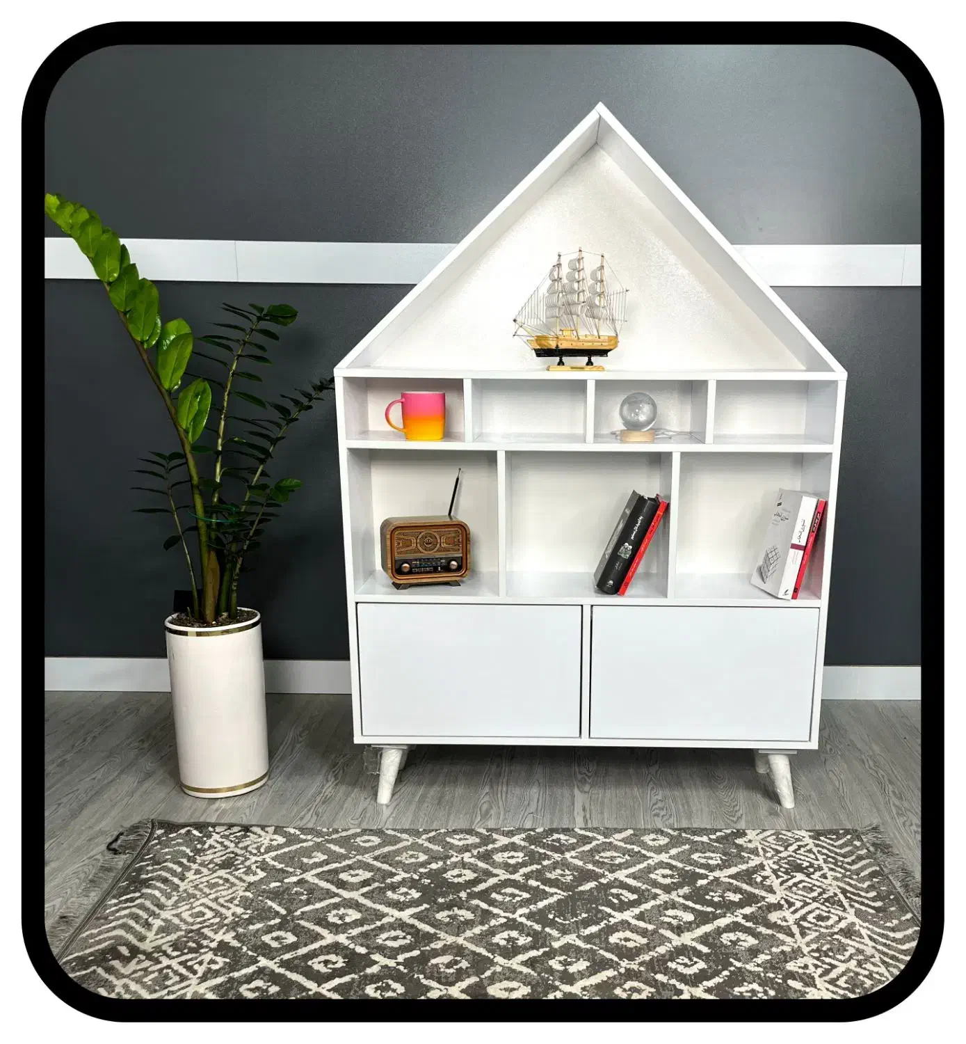 کمد و شلف طرح خانه کودک بهمراه ارسال رایگان|کتابخانه، شلف، قفسههای دیواری|تهران, یافت آباد جنوبی|دیوار